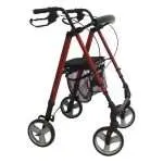Deambulatore tipo rollator, duralluminio, 4 ruote, mod. DYNAMIC