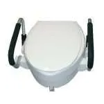 Rialzo per WC con braccioli ribaltabili